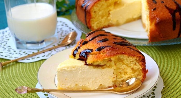 Ленивая ватрушка с творогом