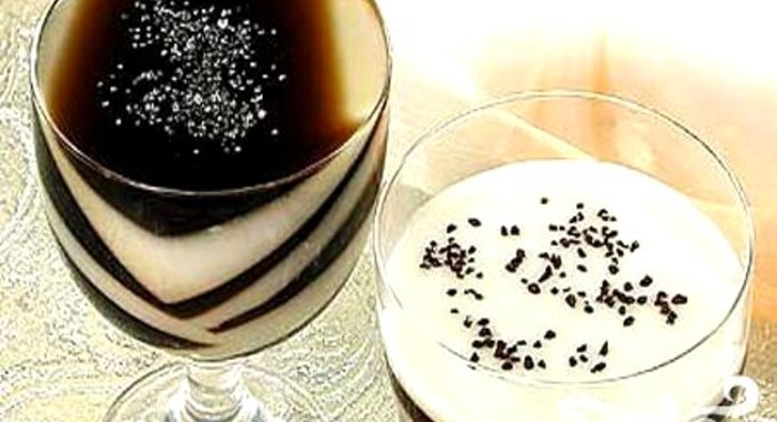 Кофейно-молочное желе