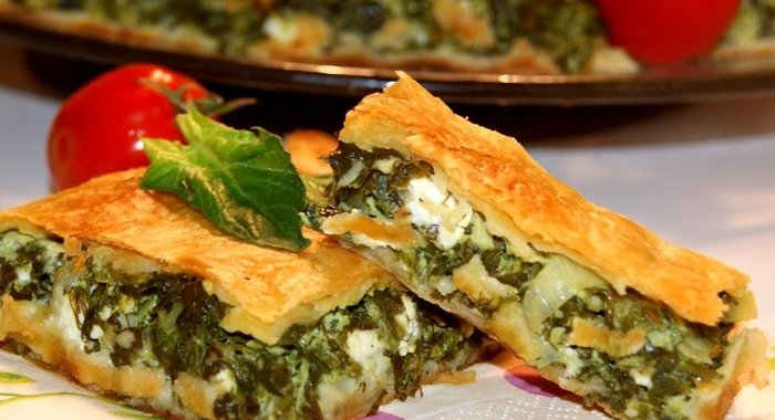 Спанокопита - шпинатный пирог