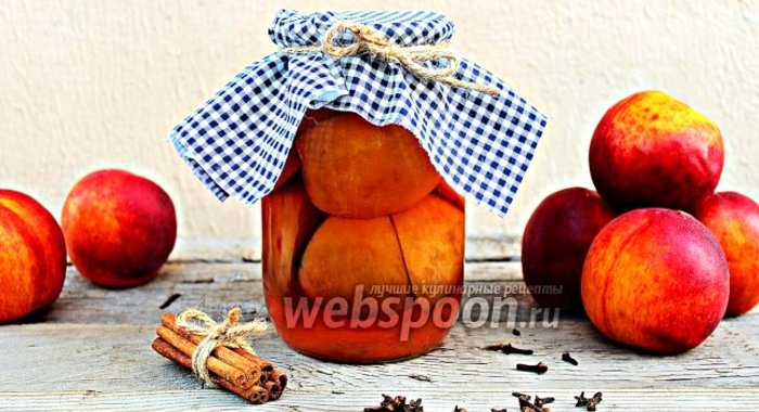 Компот из персиков на зиму
