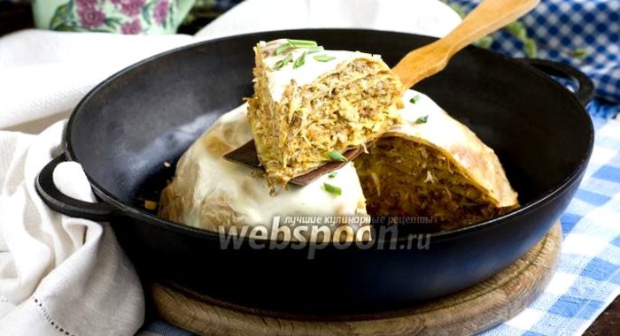 Рязанский блинчатый пирог