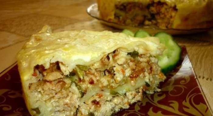 Пирог из лаваша в мультиварке