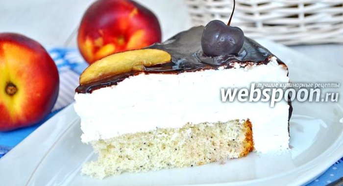 Торт с суфле на растительных сливках