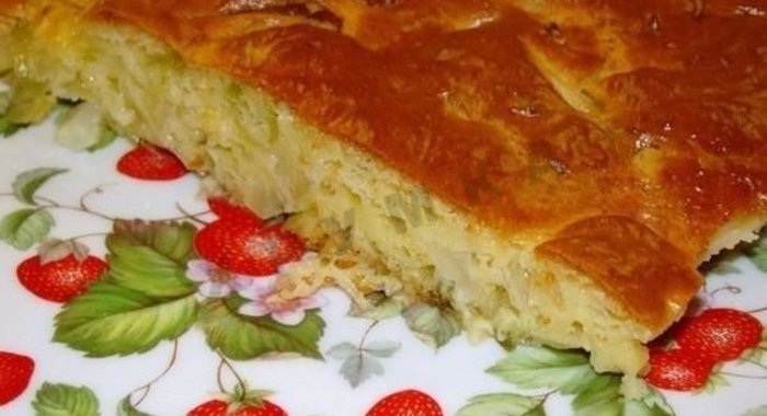 Ленивый пирог с капустой