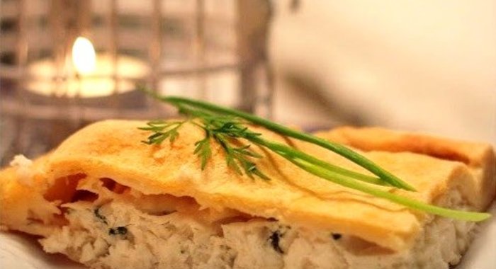 Пирог с палтусом