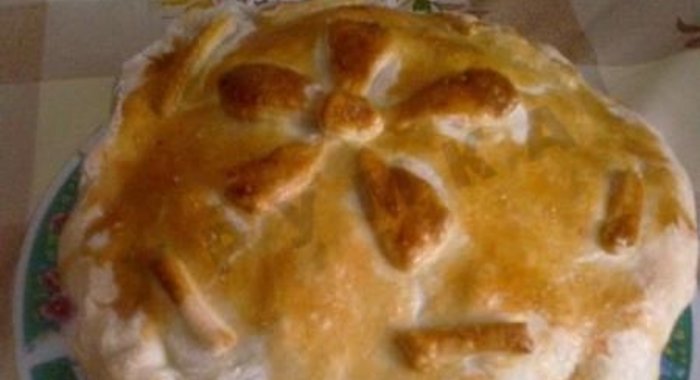 Слоеный пирог Курник с картошкой