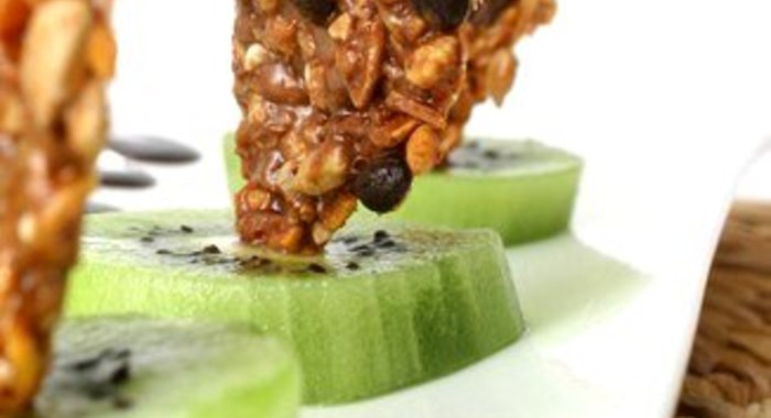 Грильяж с овсяными хлопьями