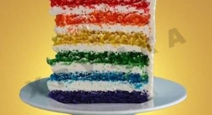 Радужный торт