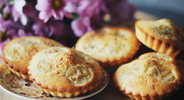 Маффины с бананом и сгущенкой