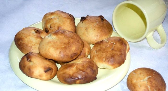 Булочки на твороге без дрожжей