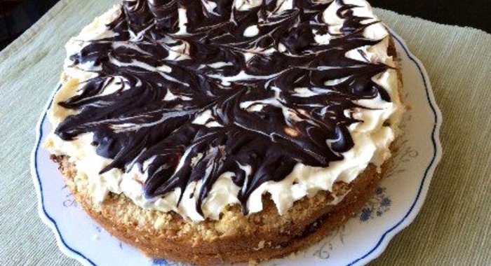 Творожный чизкейк с малиной