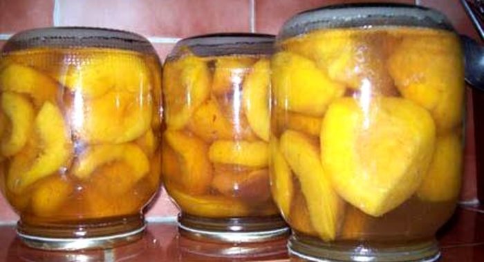 Компот из персиков