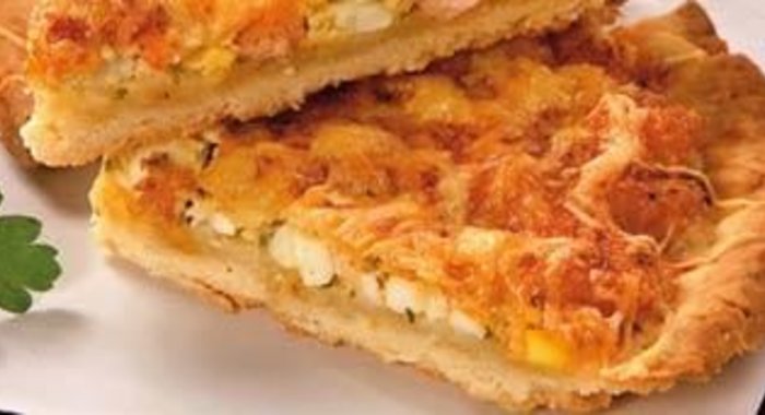 Пирог с креветками