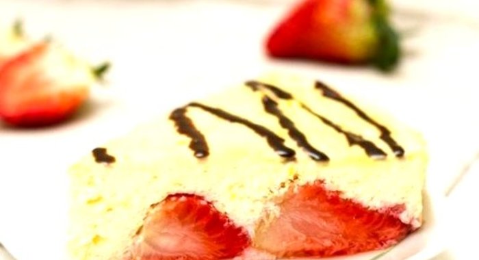 Творожное суфле с ягодами