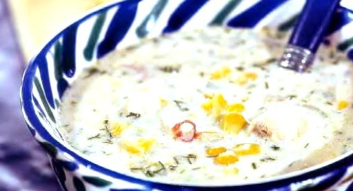 Мексиканский кукурузный суп