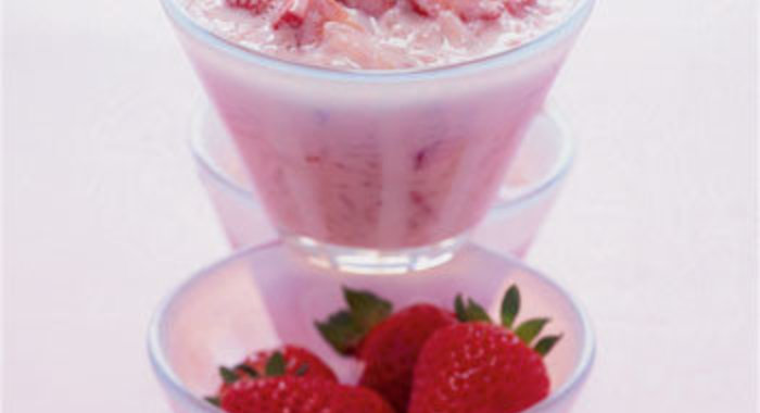 Клубничное ризотто