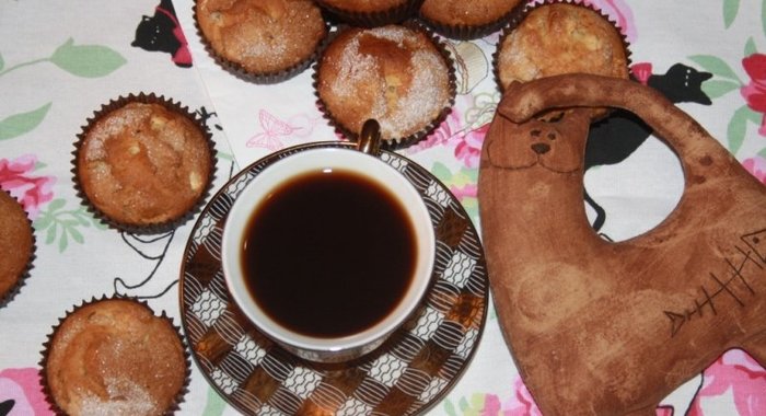 Яблочно-медовые маффины