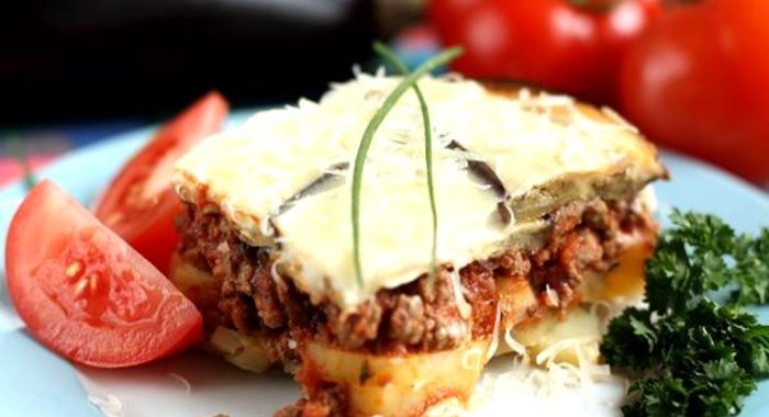 Мусака с баклажанами