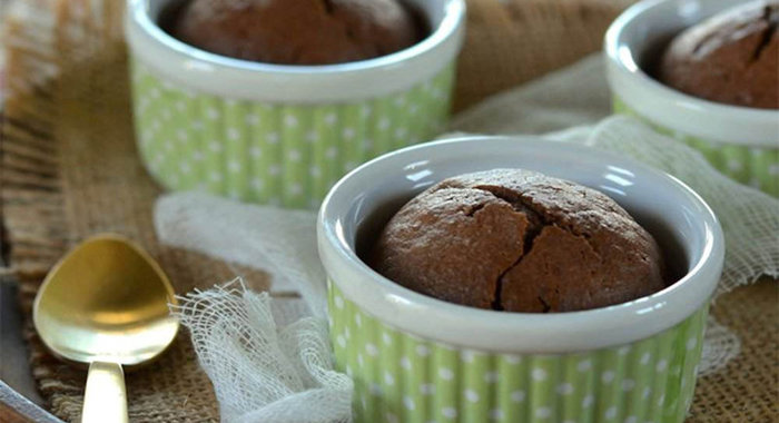 Шоколадные кексы с миндальным пюре