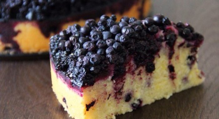 Тосканский пирог с черникой
