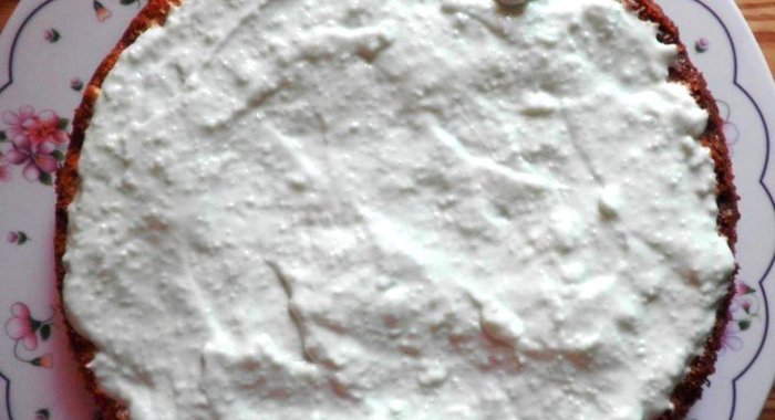 Сметанно-желейный крем для торта