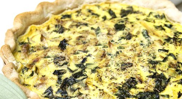 Киш со шпинатом и рикоттой