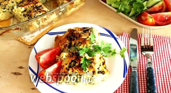 Пирог из лаваша «Мятый»