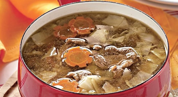 Оританг, корейский суп из утки