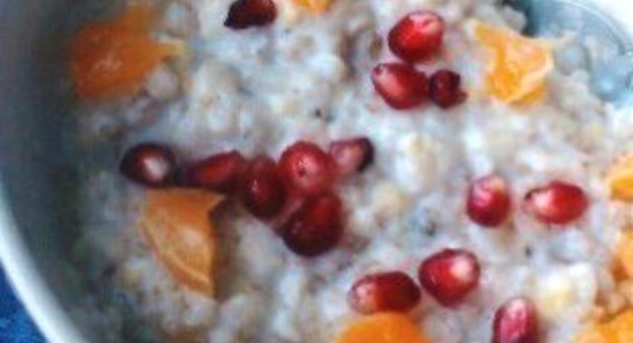 Овсяная каша с мандарином