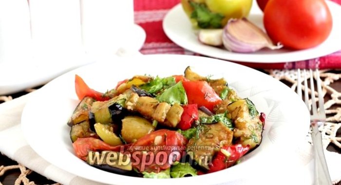 Салат из жареных овощей