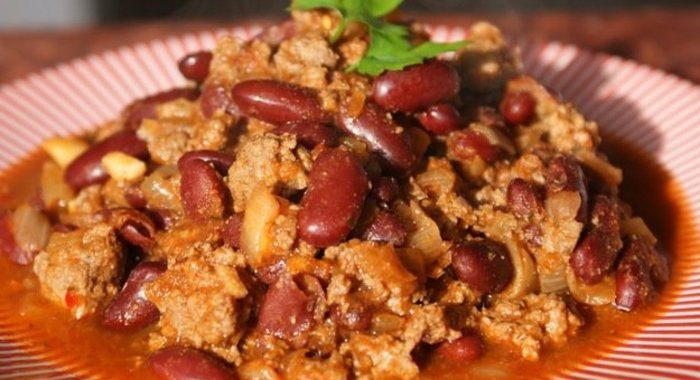 Говяжий фарш по-мексикански