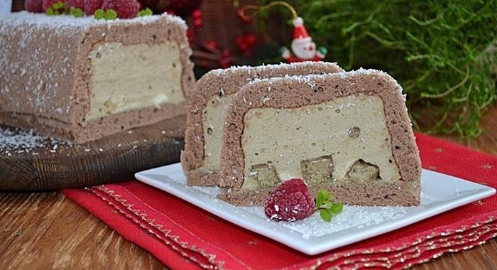 Торт с халвой