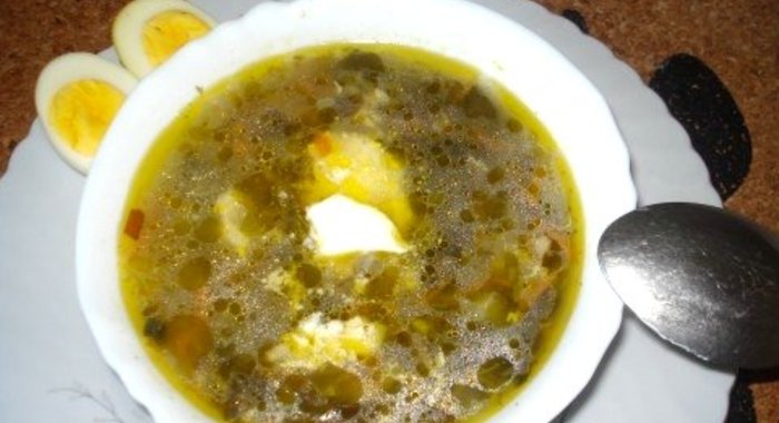 Щи из морской капусты