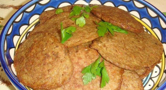 Оладьи из куриной печени