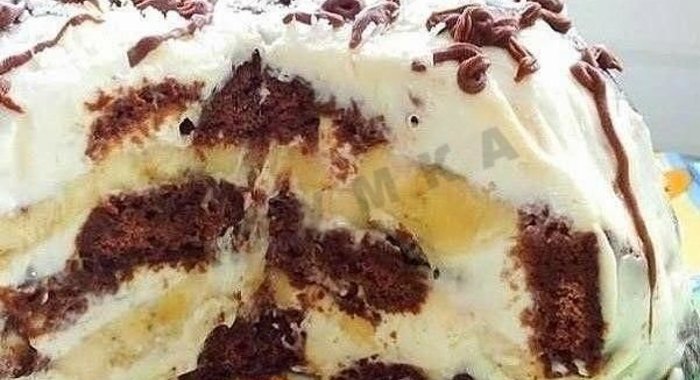 Торт из шоколадных пряников