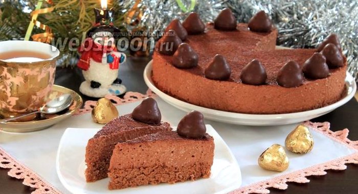 Шоколадно-трюфельный торт