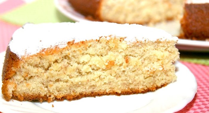 Коврижка банановая постная