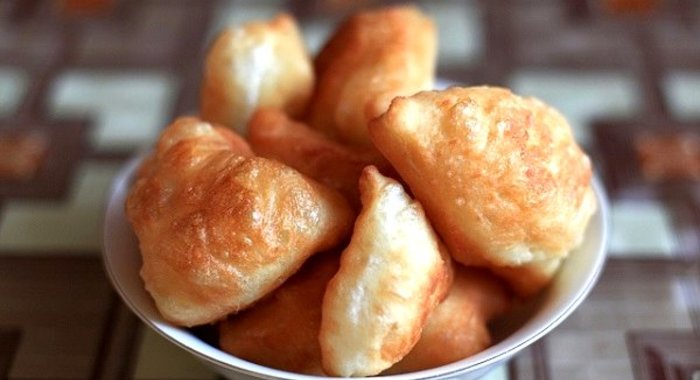 Баурсаки на воде