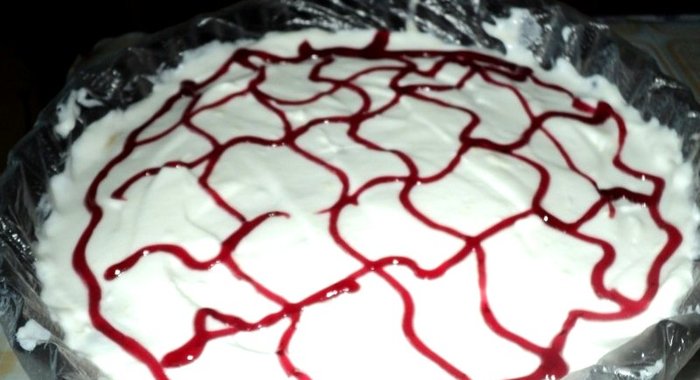 Торт из фруктов без выпечки