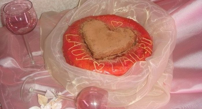 Бисквитный торт «От сердца к сердцу»