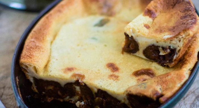 Бретонский пирог Фар с черносливом