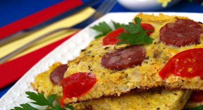 Тортилья (tortilla) из кабачков