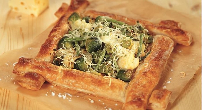 Зимний овощной пирог