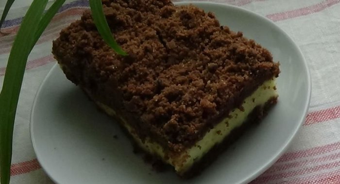 Творожный торфяной пирог