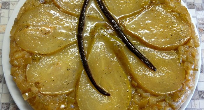 Грушевый пирог-перевертыш (грушевый татен)