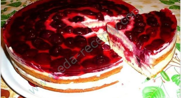 Торт с желе