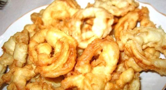 Кальмары в кляре