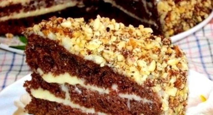 Шоколадный торт на кефире Фантастика