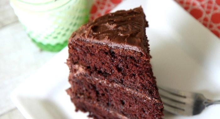 Шоколадный миндальный листовой торт