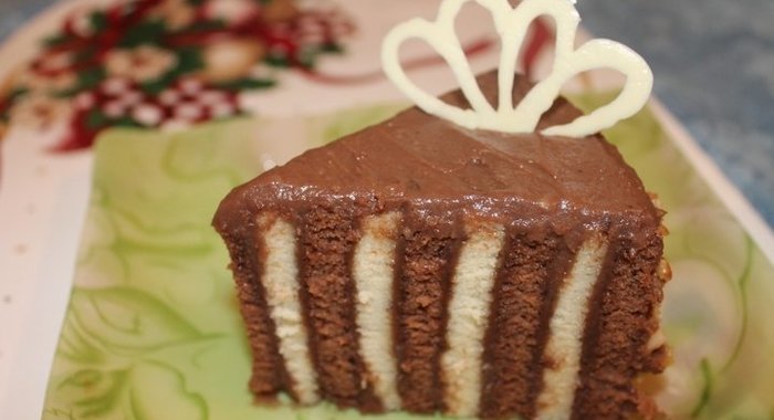 Торт «Ванильно-шоколадный»